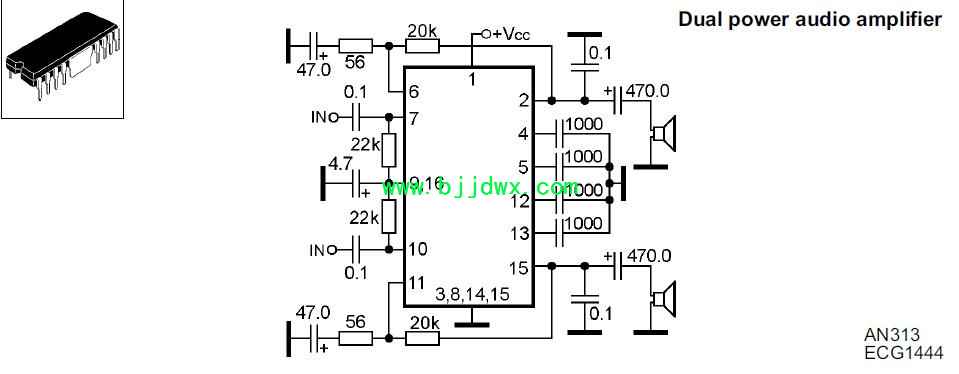 AN313 ECG1444应用电路图纸.jpg