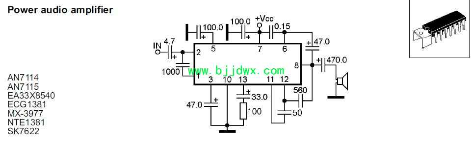 AN7114 AN7115 EA33X8540 ECG1381 SK7622应用电路图纸资料.jpg