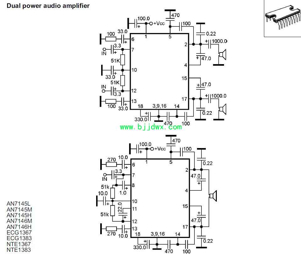 AN7145L AN7145M AN7146M AN7146H ECG1367 ECG1383 NTE1367 NTE1383应用电路图纸资料.jpg