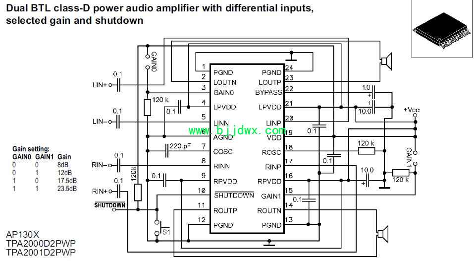 AP130X TPA2000D2PWP TPA2001D2OWQ应用电路图纸.jpg