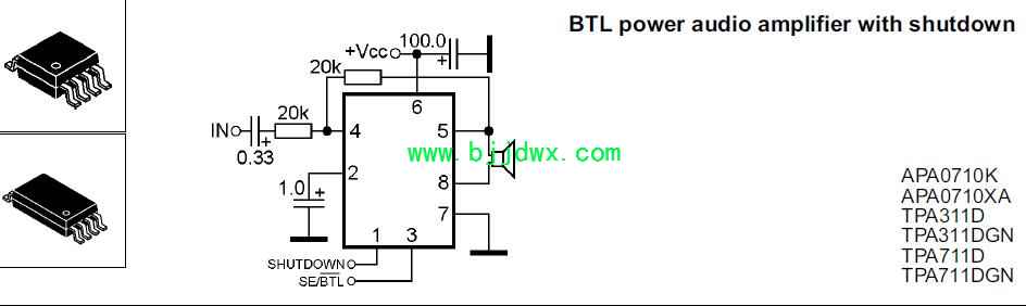 APA0710K APA0710XA TPA311D TPA711D 应用电路图纸.jpg