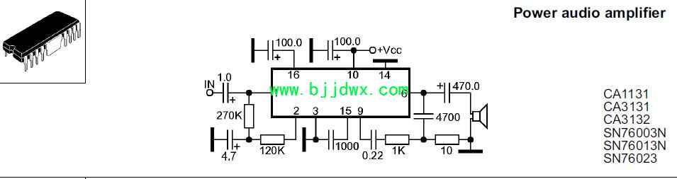 CA1131 CA3132 CA3131 SN76003N SN76013N SN76023应用电路图纸.jpg