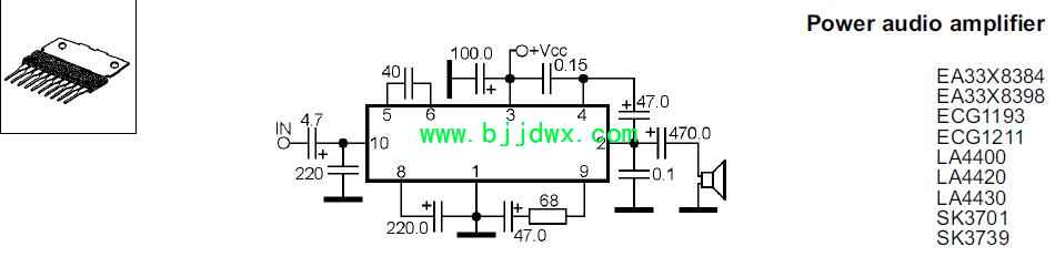 EA33X8384 ECG1193 ECG1211 LA4400 LA4430 4420SK3701 SK3739图纸.jpg