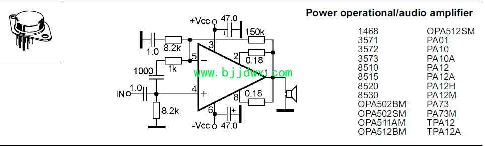 OPA502BM OPA502SM OPA511AM OPA512BM应用电路图.jpg