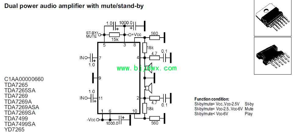 TDA7265SA TDA7269A TDA7499SA YD7265应用电路图纸.jpg
