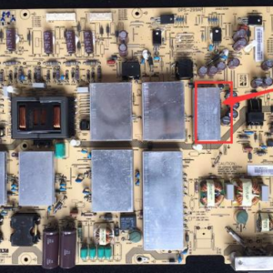 夏普LCD-80LX850A液晶彩电红灯闪，不开机的维修