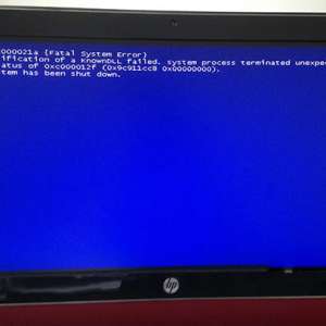 Կʾstop:c000021a fatal system error