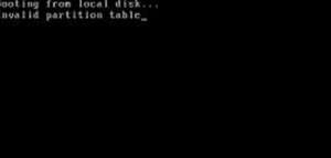 win8ʾInvalid partition tableν