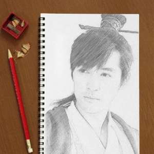 在电脑上利用PS软件将人物图片转成铅笔画，photoshop铅笔画制作方法