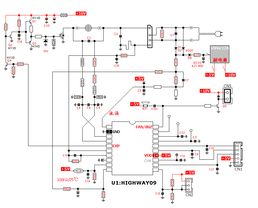 美的C10-EK1001电路图.gif