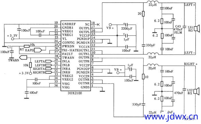 DDX-2100数字功放图纸.jpg
