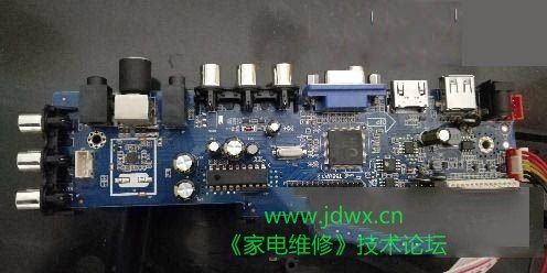 杂牌组装机采用T56UA1.2主板开机没有反应的检修思路