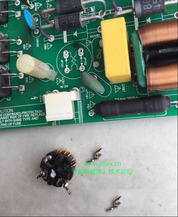 小米43寸液晶电视不通电的检修思路