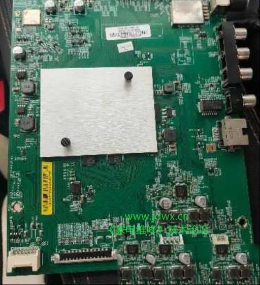 小米L65M5-AZ液晶电视开机没有反应的通病检修思路