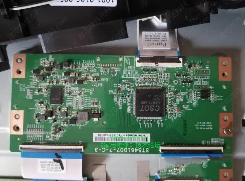 小米L55M5-5A液晶电视灰屏的检修思路