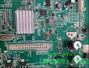 先锋LED-32B500液晶电视不开机检修思路