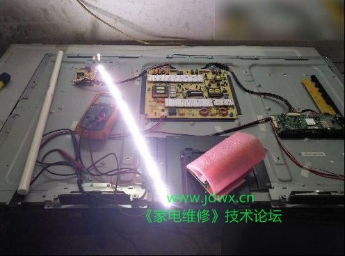50英寸L50E500A杂牌机屏有时亮有时不亮