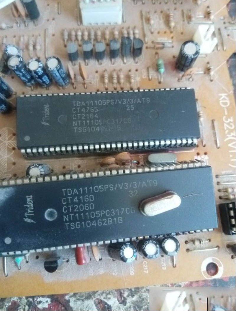 采用TDA11105PS芯片组装机不开机维修