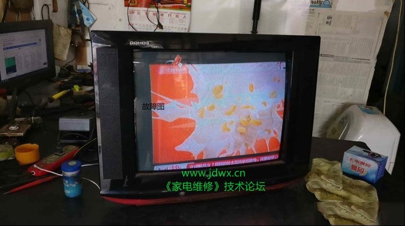 杂牌组装机8873CSCNG6PR6图像偏右检修思路