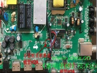 采用鼎科TOP-TECH-P60-X9 V6.0-C 三合一主板液晶电视热机关机检修思路