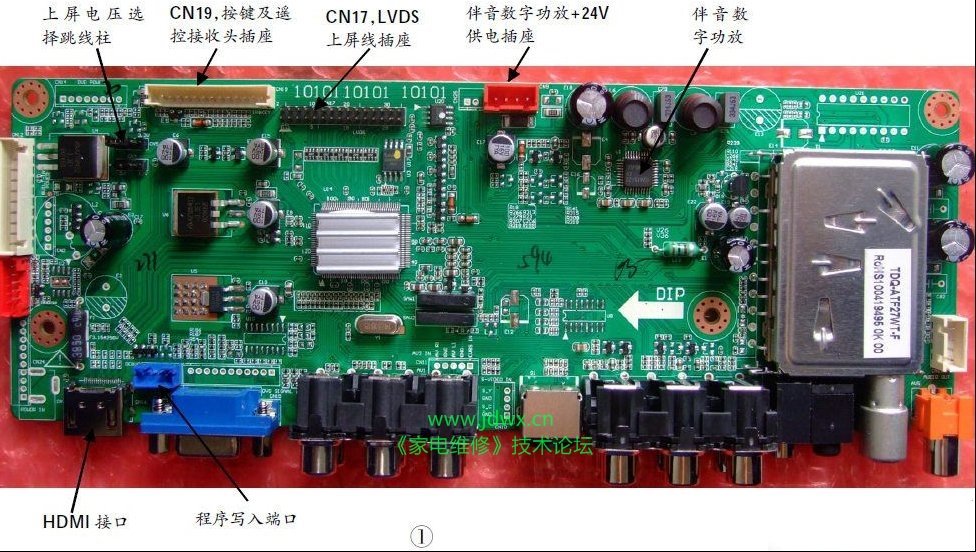 USB升级高清万能信号板换板维修（图）