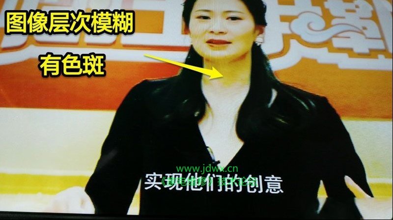 接修一台由伽玛电路故障造成图像色彩不正常维修案例