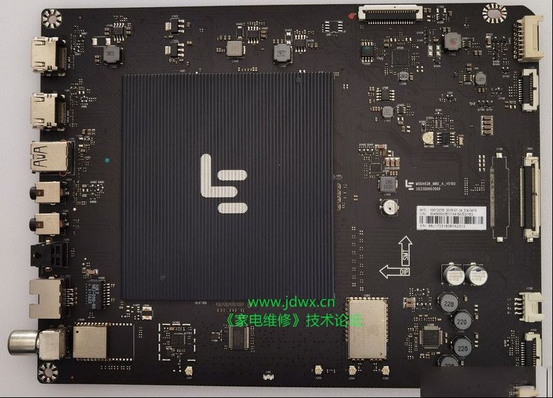 乐视X40液晶电视灯不亮且不开机的检修思路