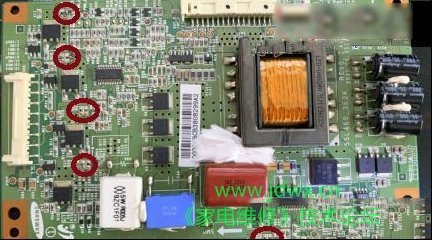 三星液晶屏背光不耐用的技改方法
