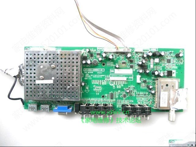 熊猫L26K06液晶电视图像异常亮度对比度等都显示255等级
