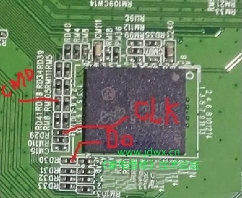 联想50E62液晶电视EMMC点位图