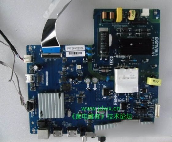 PPTV 40C2液晶电视背光不亮的检修思路