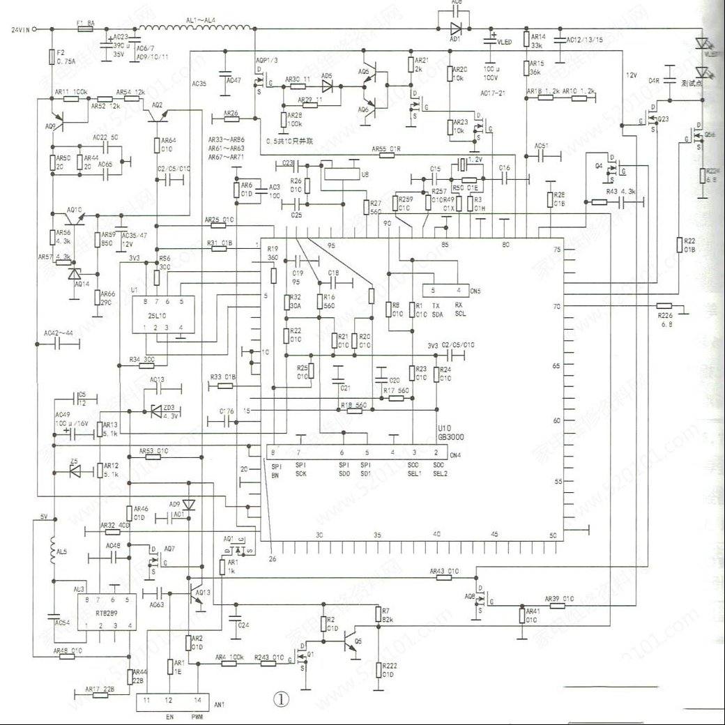 L500H1-4EB背光板电路原理与检修思路