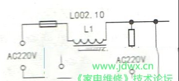 国投先科5242液晶电视开机没有反应的检修思路