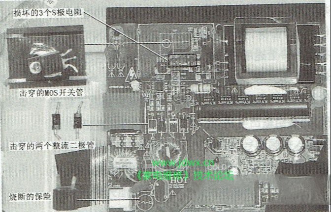 Horion 42S61F液晶电视开机没有反应的检修思路