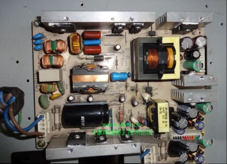 明基VJ3211液晶电视观看的过程中啪一声后三无
