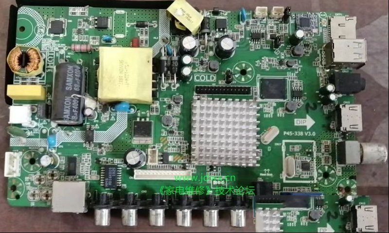 高普GP-3288液晶电视图像颠倒的调整方法