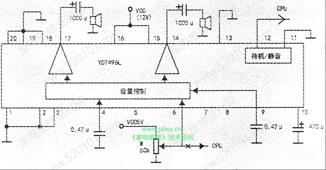 32英寸组装液晶电视无声音的检修思路