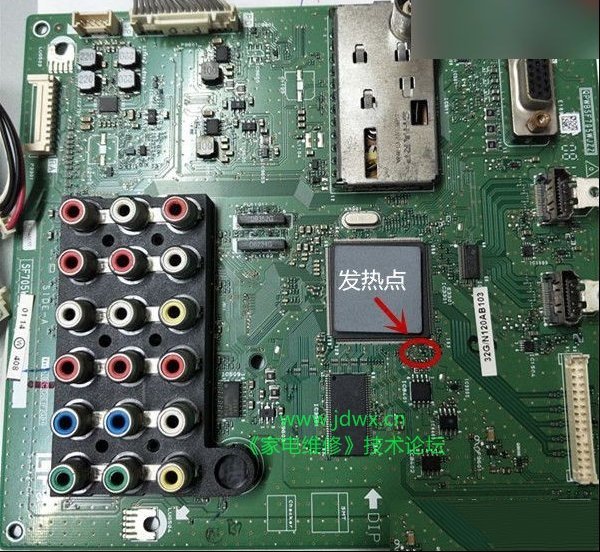 夏普LCD-32G120A开机没有反应检修思路