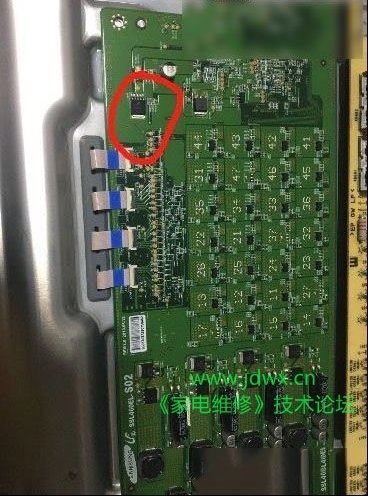 索尼KDL-46NX710液晶电视指示灯闪烁4次不开机维修
