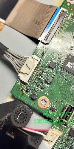 夏普LCD-32LX150A液晶电视通电开机无反应检修思路