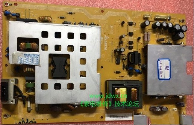 夏普LCD-40E66A液晶电视电源板通病故障