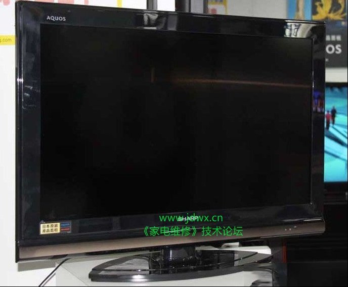 夏普LCD-32G100A液晶电视右下角显示温度后关机