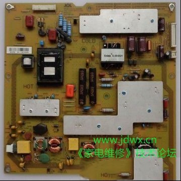 夏普LCD-40LX530A液晶电视开机绿灯亮但无反应