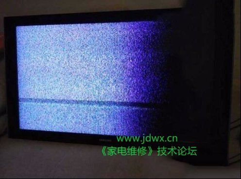 三星LA46A550P1R液晶图像右边发暗且反应迟钝的技改过程