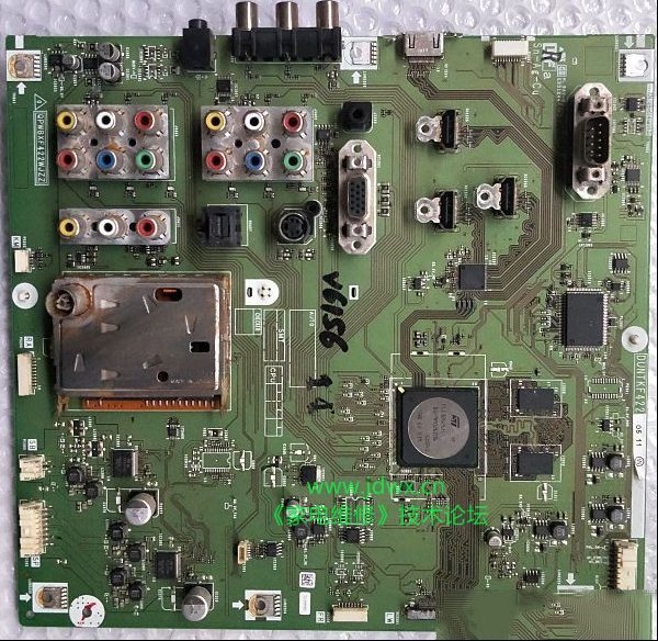 夏普LCD-52LX710A液晶电视背光亮但无图像的检修思路