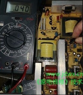 飞利浦42PFL7422/93液晶电视不开机的检修思路