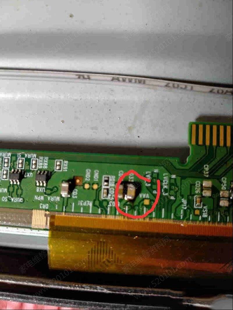 夏普LCD-45SF475A液晶电视黑屏但有声音