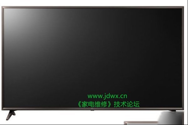 LG液晶电视白屏显示power only字符且移动的解决办法