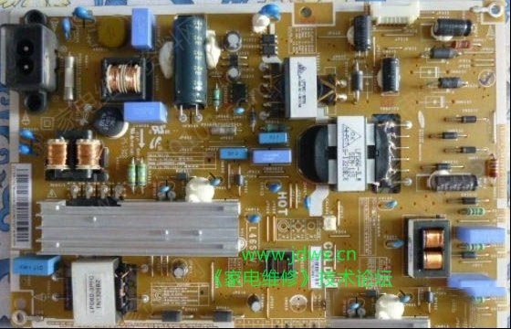 三星BN44-00610B电源板的维修思路和故障解析