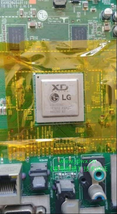 LG 47LD650-CC液晶电视无图像无声音的检修思路